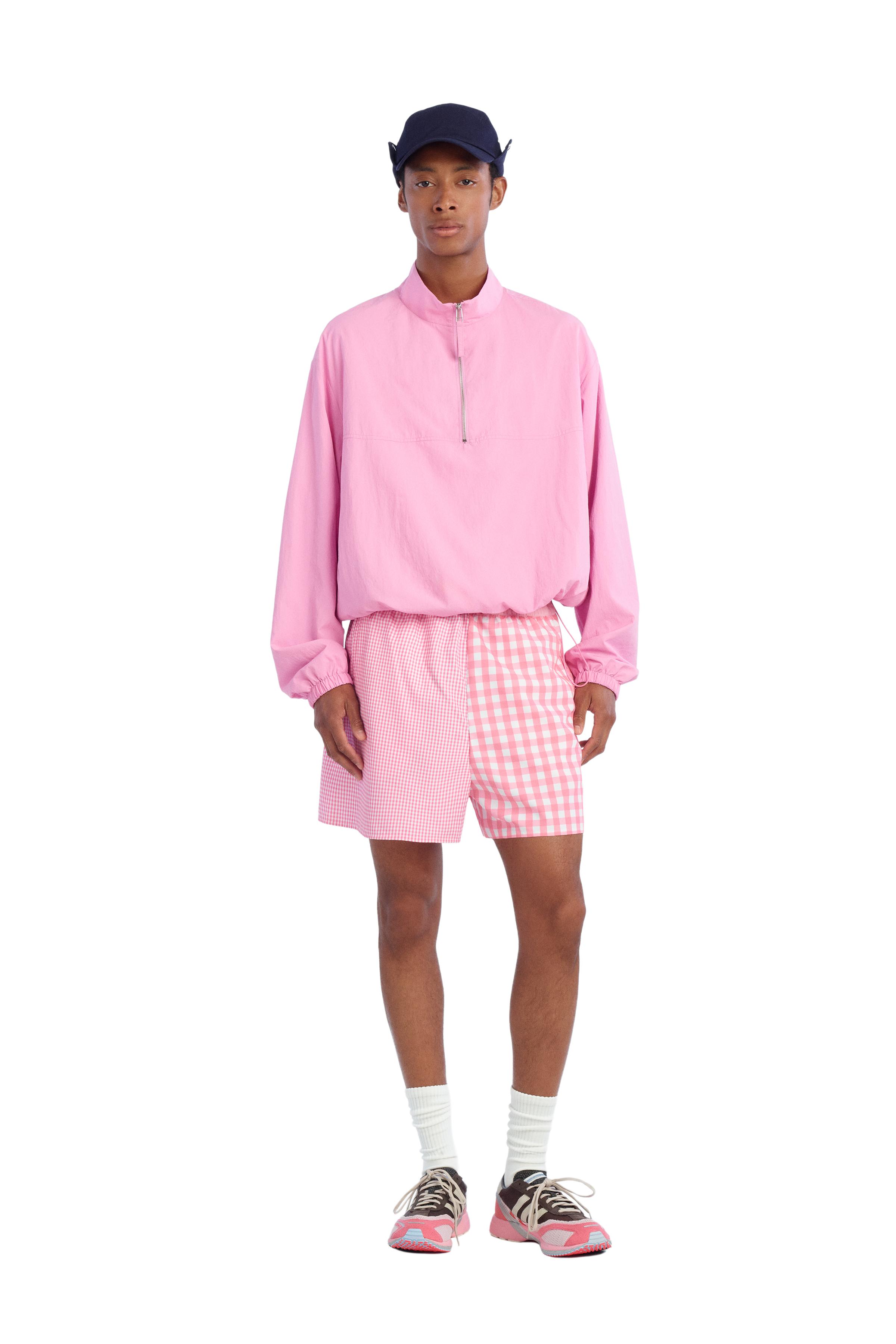 MAILLOT DE BAIN MI-LONG À CARREAUX